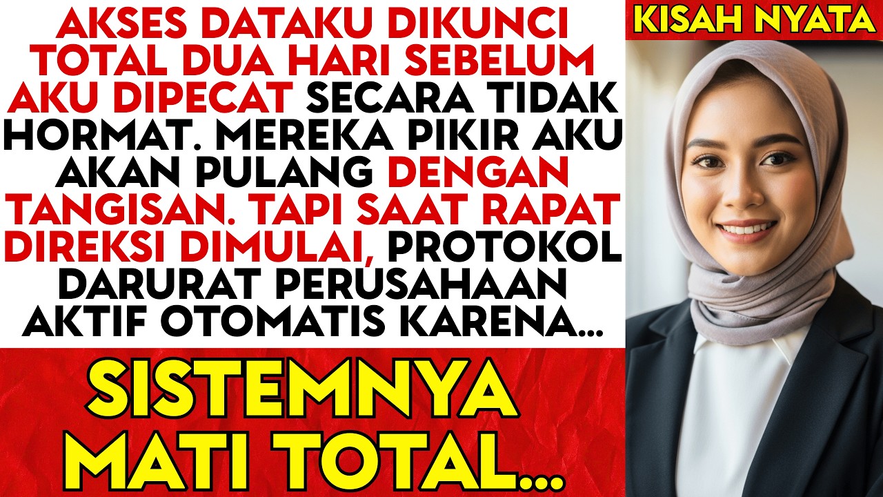 Aku Dipecat Setelah 20 Tahun, Tapi Direktur Itu Tak Tahu Aku Pemilik SAHAM PENGENDALI Dengan VETO...