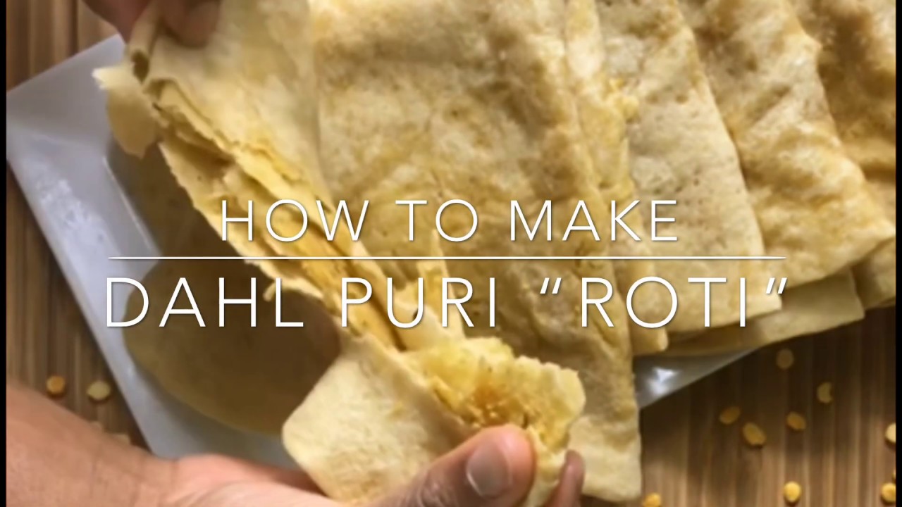 SOFT TASTY DAHL PURI ROTI WITH STEP BY STEP INSTRUCTIONS || TERRI-ANN’S KITCHEN