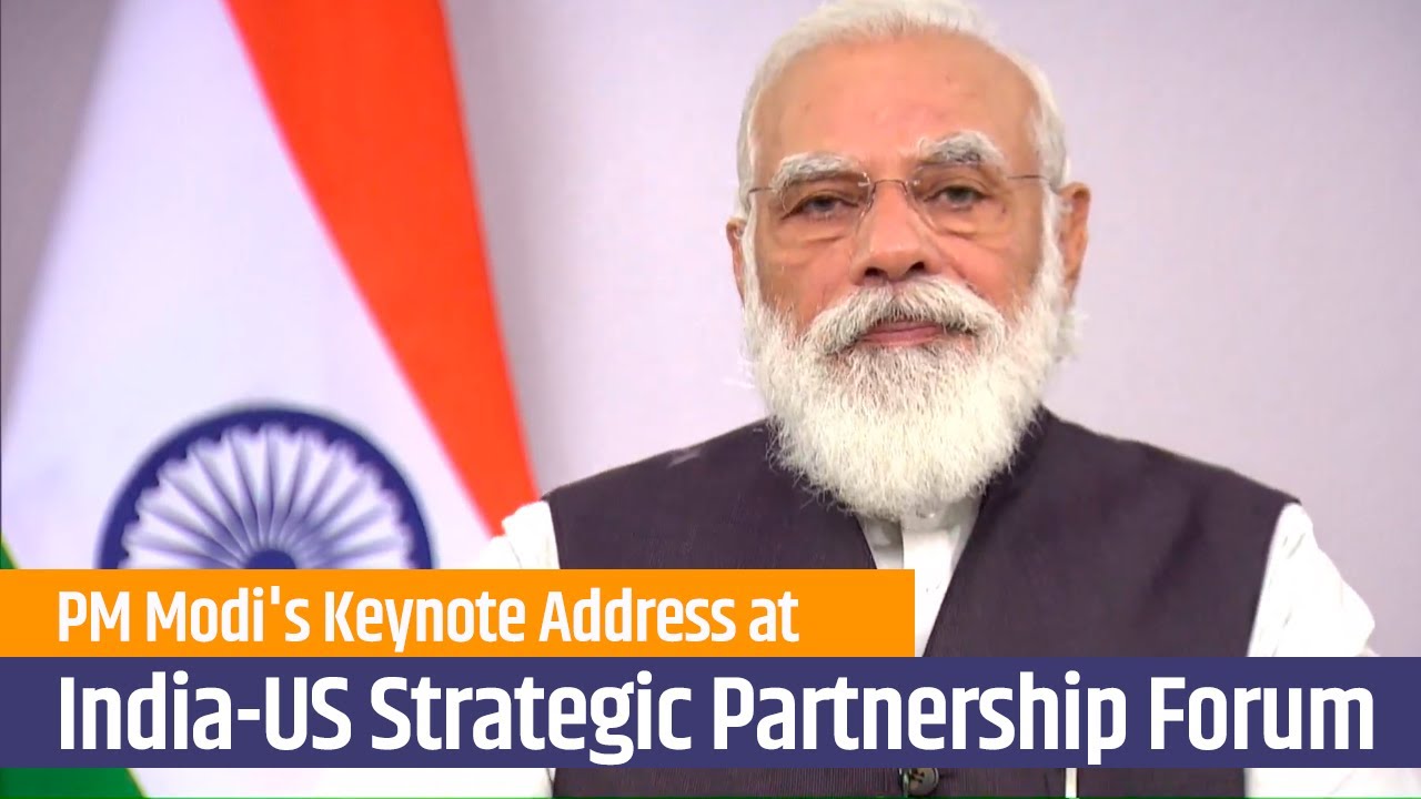 PM Modi's Keynote Address at 3rd Annual Leadership Summit of US-India Strategic Partnership Forum