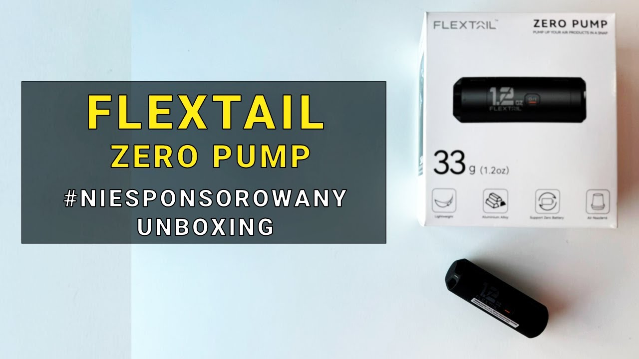 Flextail Zero Pump - Unboxing oraz kr&oacute;tki zarys #niesponsorowany | #flextail #zeropump