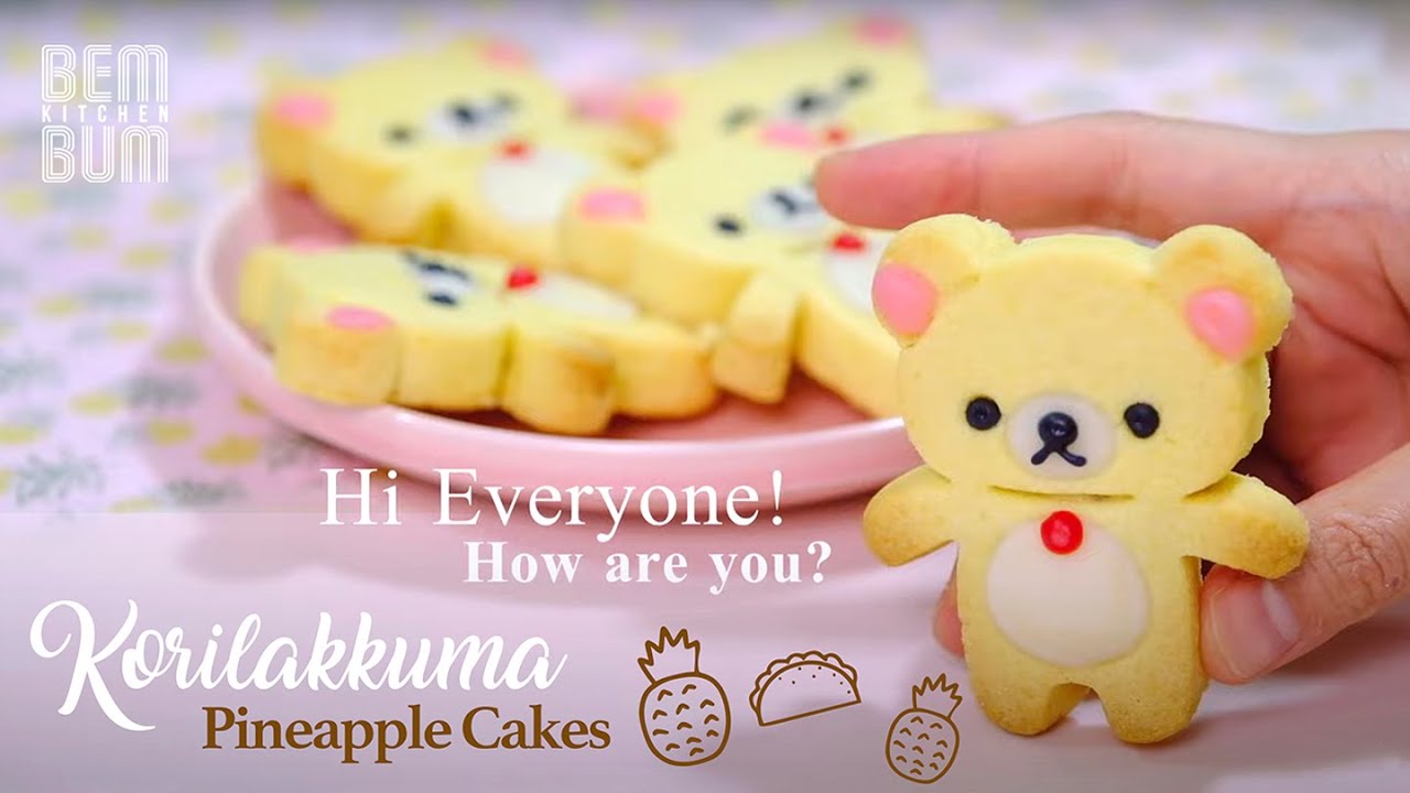 Korilakkuma Pineapple Cakes. Perfect gift for Chinese New Year!
