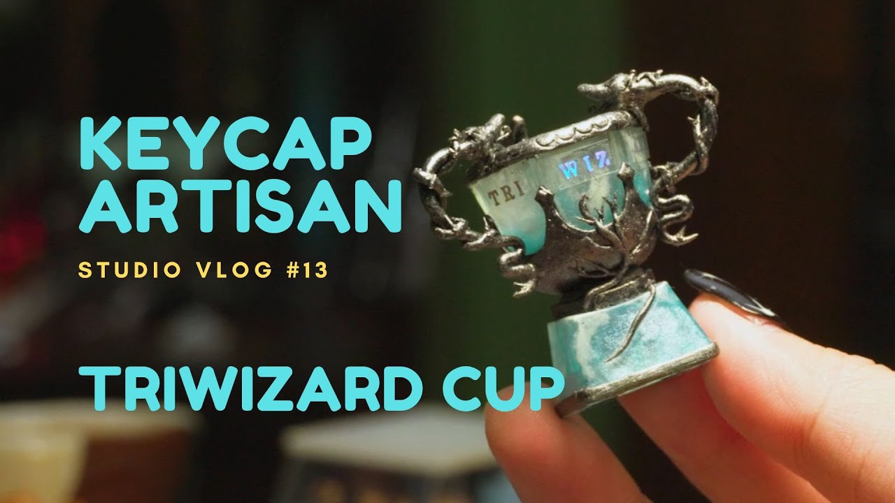 making Harry Potter keycap artisan | Triwizard Cup | studio vlog #13 | indonesia