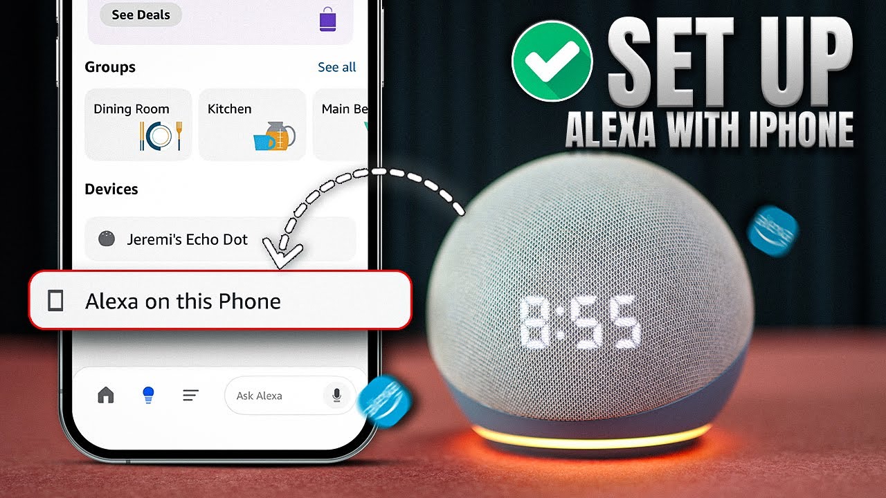 Настройте Amazon Alexa на своем iPhone прямо сейчас | Руководство по Echo Dot и умному дому