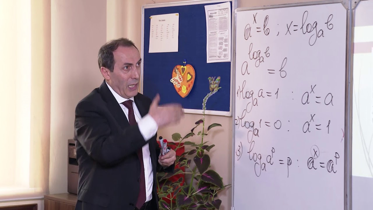 10-cu sinif :Riyaziyat | Ədədin logarifmi ve loqarifmik funkisyalar