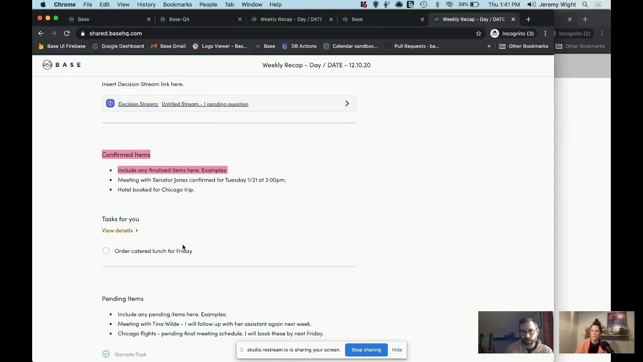 Base Live: Using Decision Stream to Align to Executive Goals/OKRs