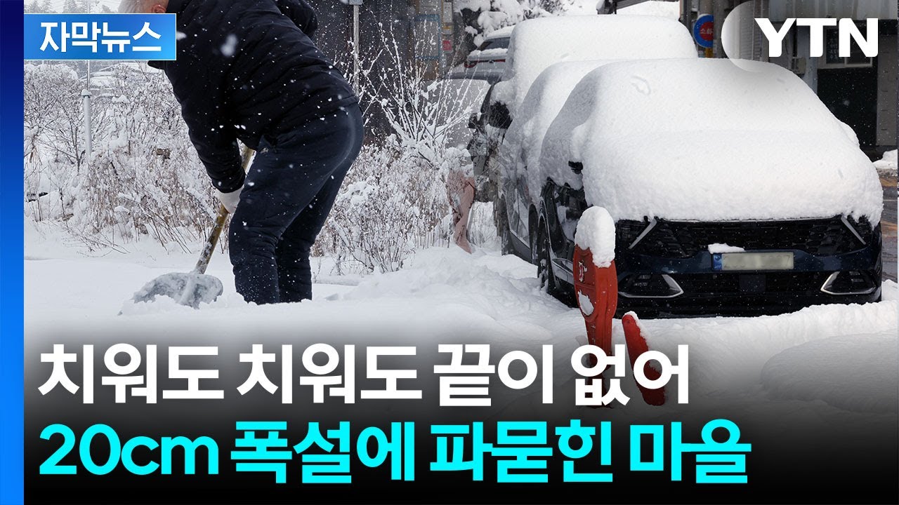 [자막뉴스] 어디가 길이고 어디가 논인지...