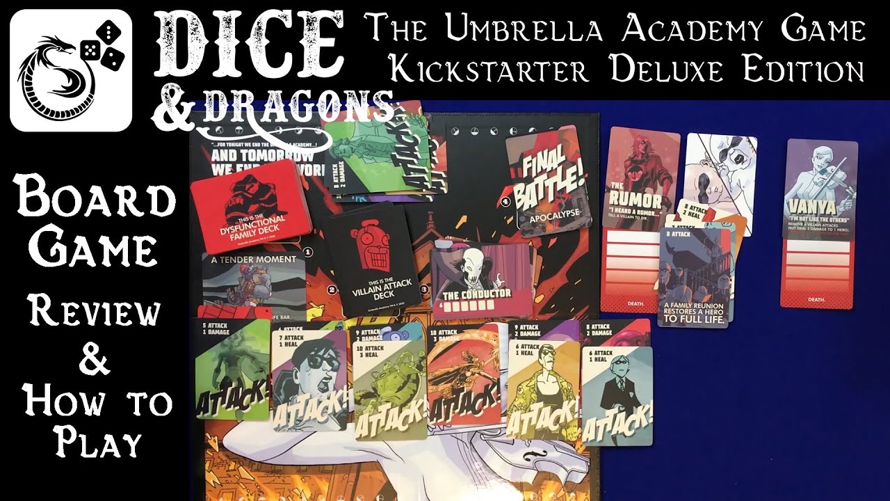 Dice and Dragons - Umbrella Academy Game Review and How to Play
