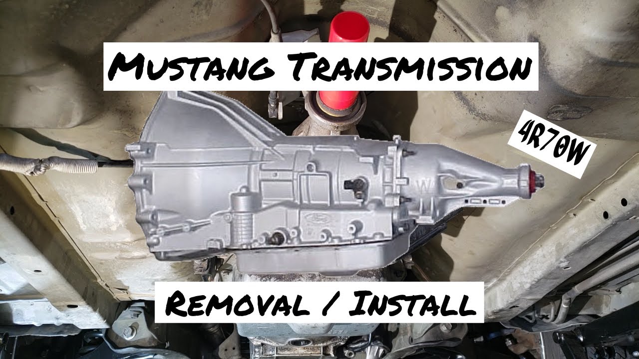 Снятие/установка трансмиссии Mustang (99-04 V6) (4R70W)