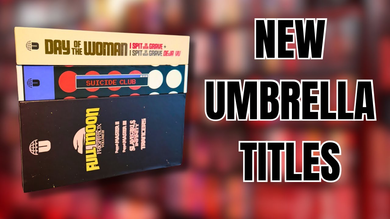 Распаковка новых релизов Umbrella! &laquo;Я плюю на вашу могилу&raquo;, &laquo;Клуб самоубийц&raquo; и многое другое.