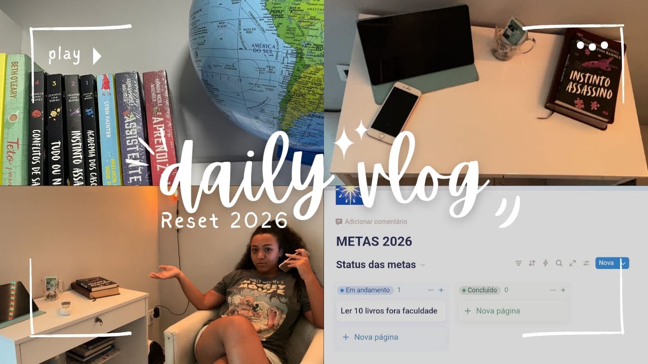 DAILY VLOG | Reset 2026 e metas