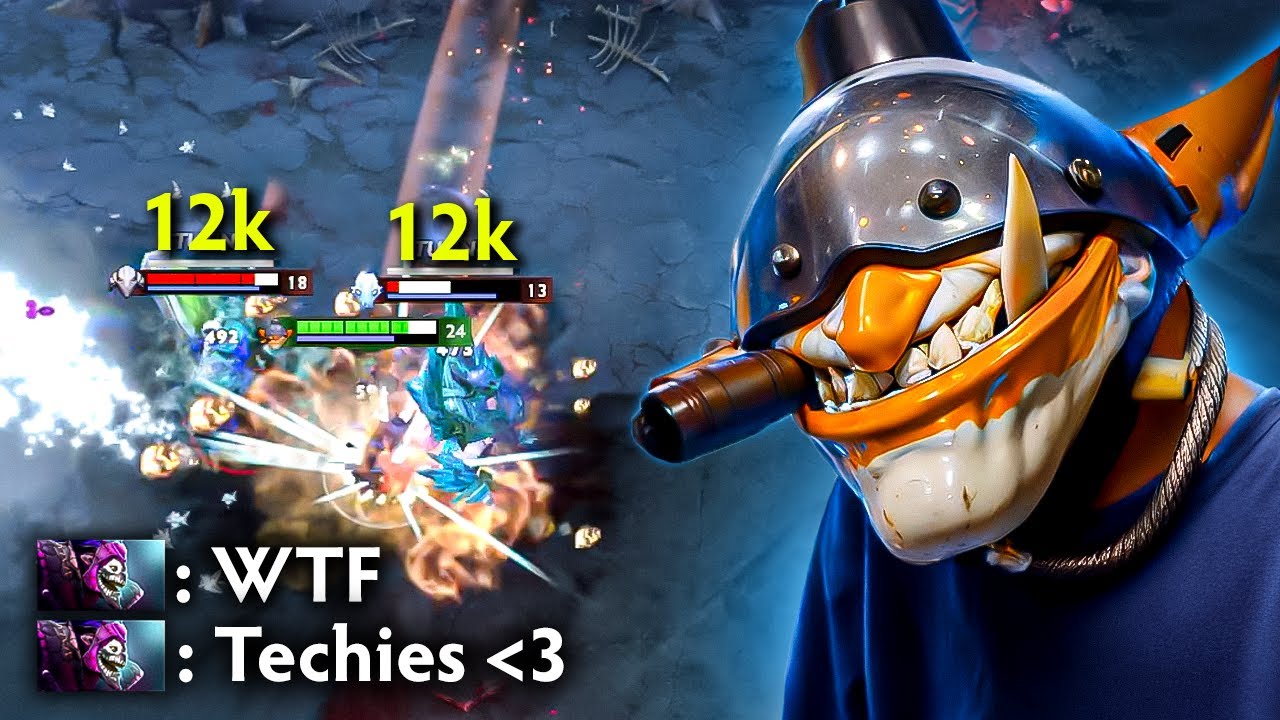 TECHIES 200IQ PLAY vs 12,000 MMR🔥TECHIES OFFICIAL🔥