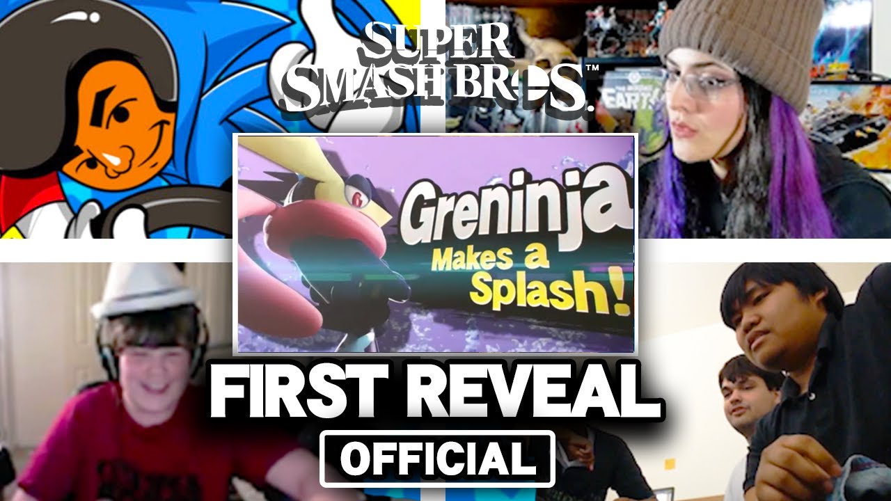 All Reactions to GRENINJA Reveal Trailer in SMASH BROS