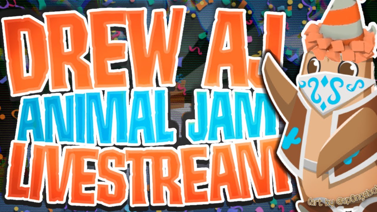 PARTY HAT GIVEAWAY AT 3.7K! BIRTHDAY STREAM 2.0! Animal Jam Live!