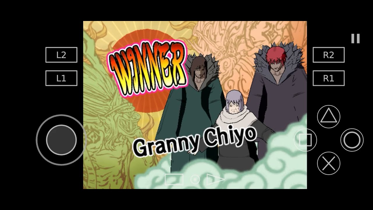 GRANNY CHIYO VS SASORI !! NARUTO SHIPPUDEN ULTIMATE NINJA 5 #games #narutoshippuden #aethersx2 