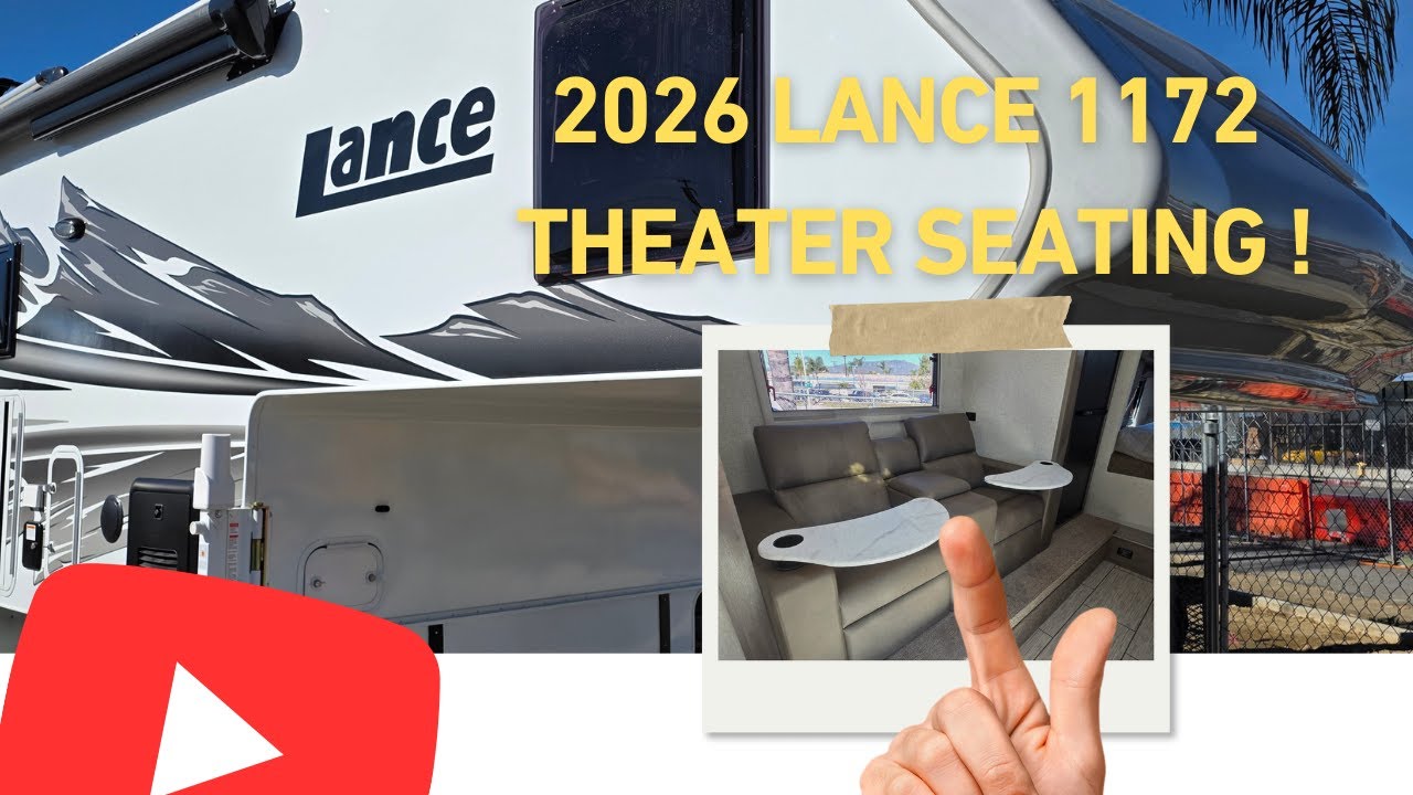 Lance Camper 1172 2026 Theater Seating Stock #20261172181188 / Silent Walkthrough