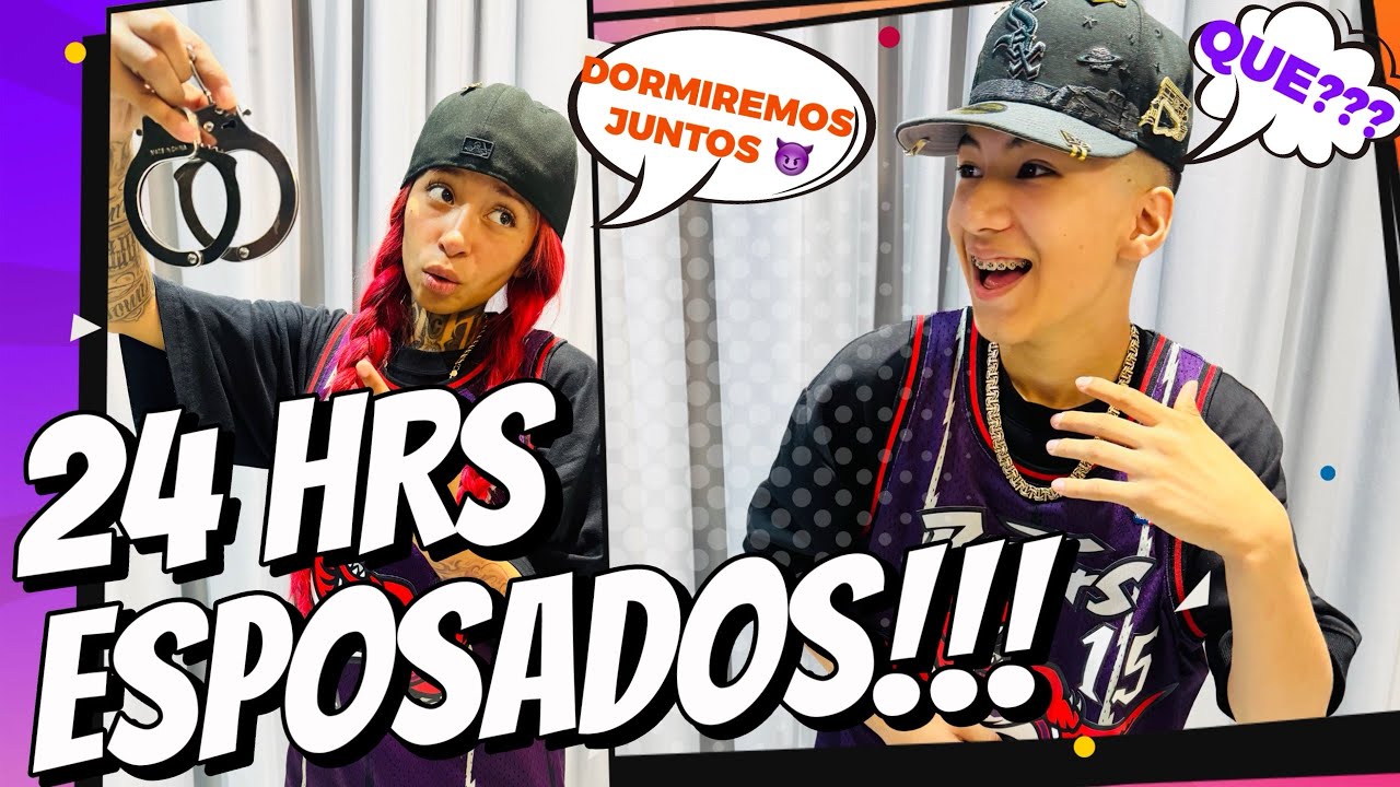 24 HORAS ESPOSADOS 2da PARTE 👩‍❤️‍💋‍👨👀Termina mal!! | Kachitaa Ft @LosReyesToys