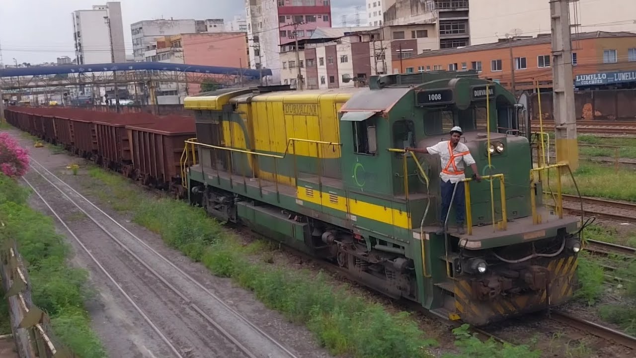 Venha ver uma mini movimentação de trens da CSN em Volta Redonda (FVR)