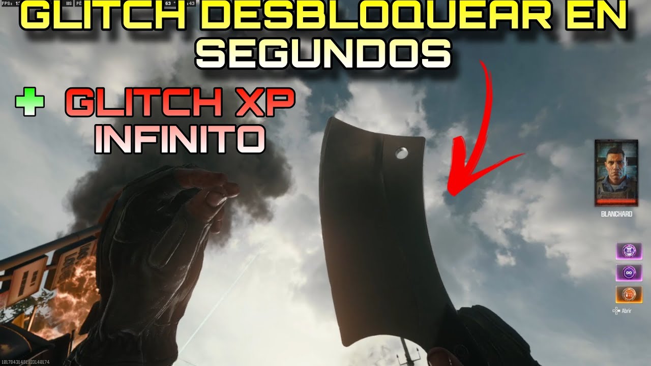GLITCH DESBLOQUEAR CUCHILLO EN SEGUNDOS EVENTO BO6 ZOMBIES XP INFINITO *BO6 ZOMBIES GLITCH*