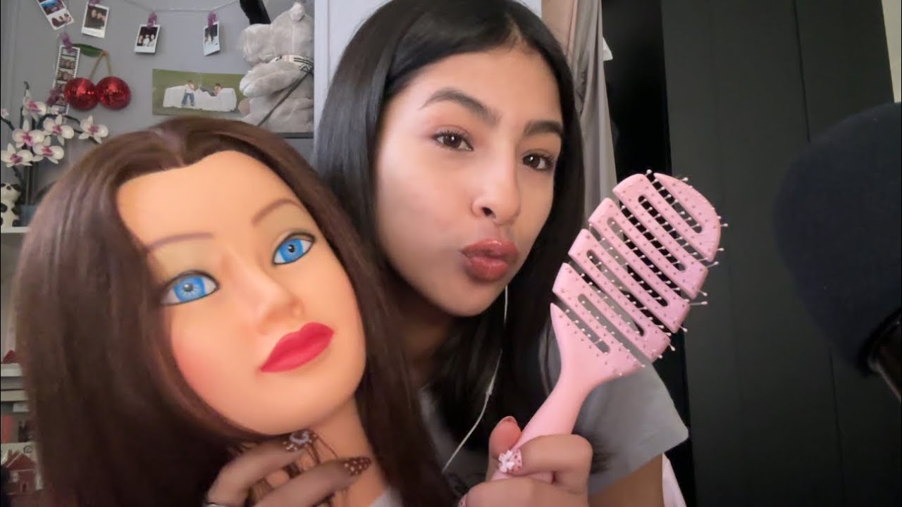 ASMR // rude hairstylist does your hair 🙄✂️ (she hates you)