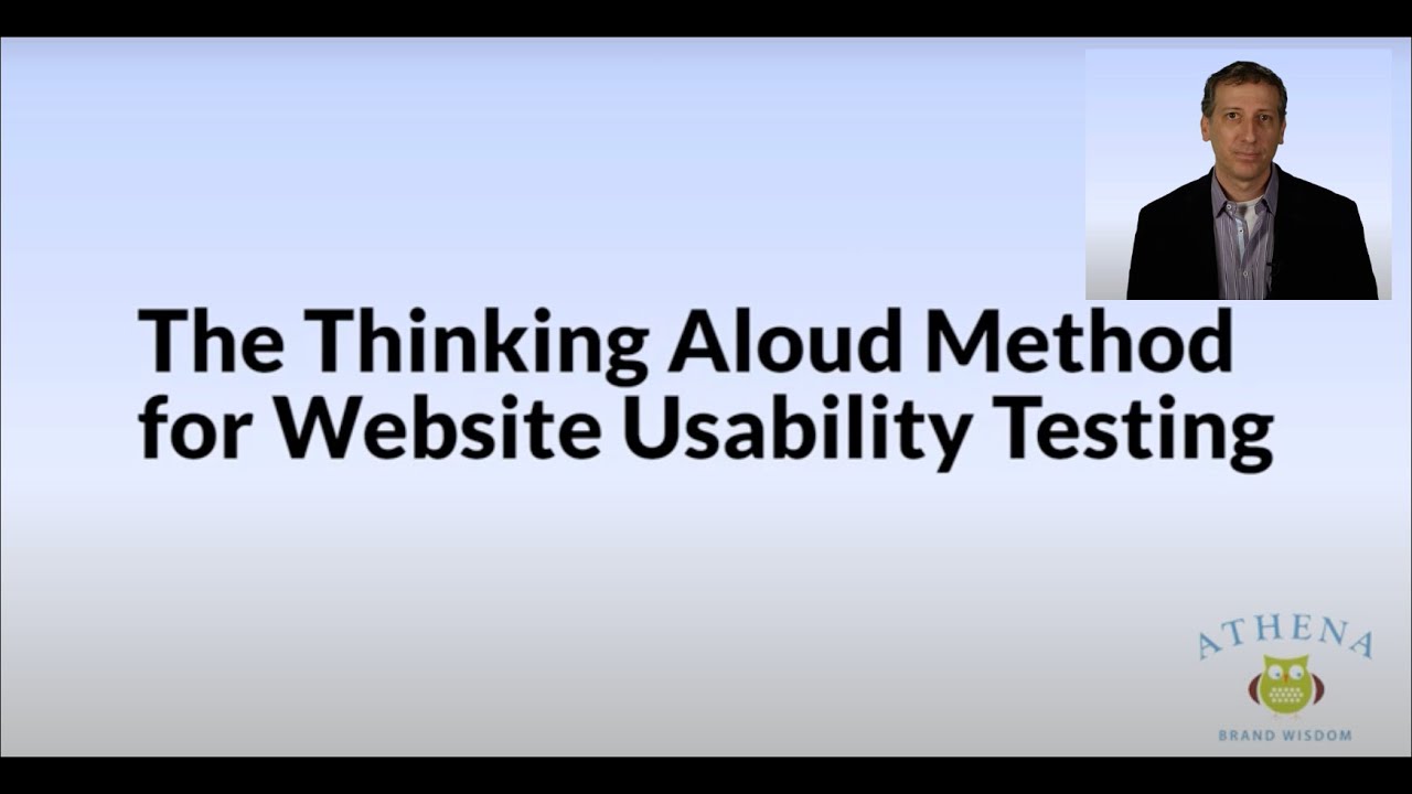 Website Usability Testing: The Thinking Aloud Protocol
