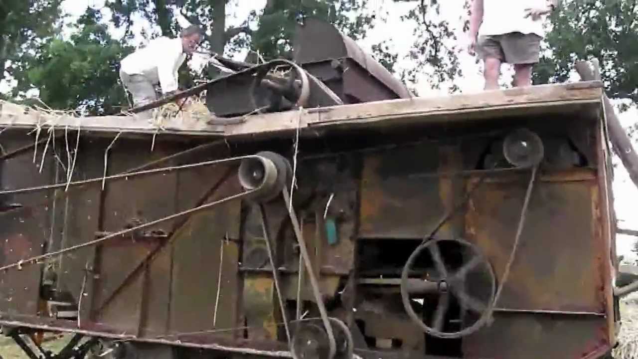 Societe francaise harvest battage à l'ancienne