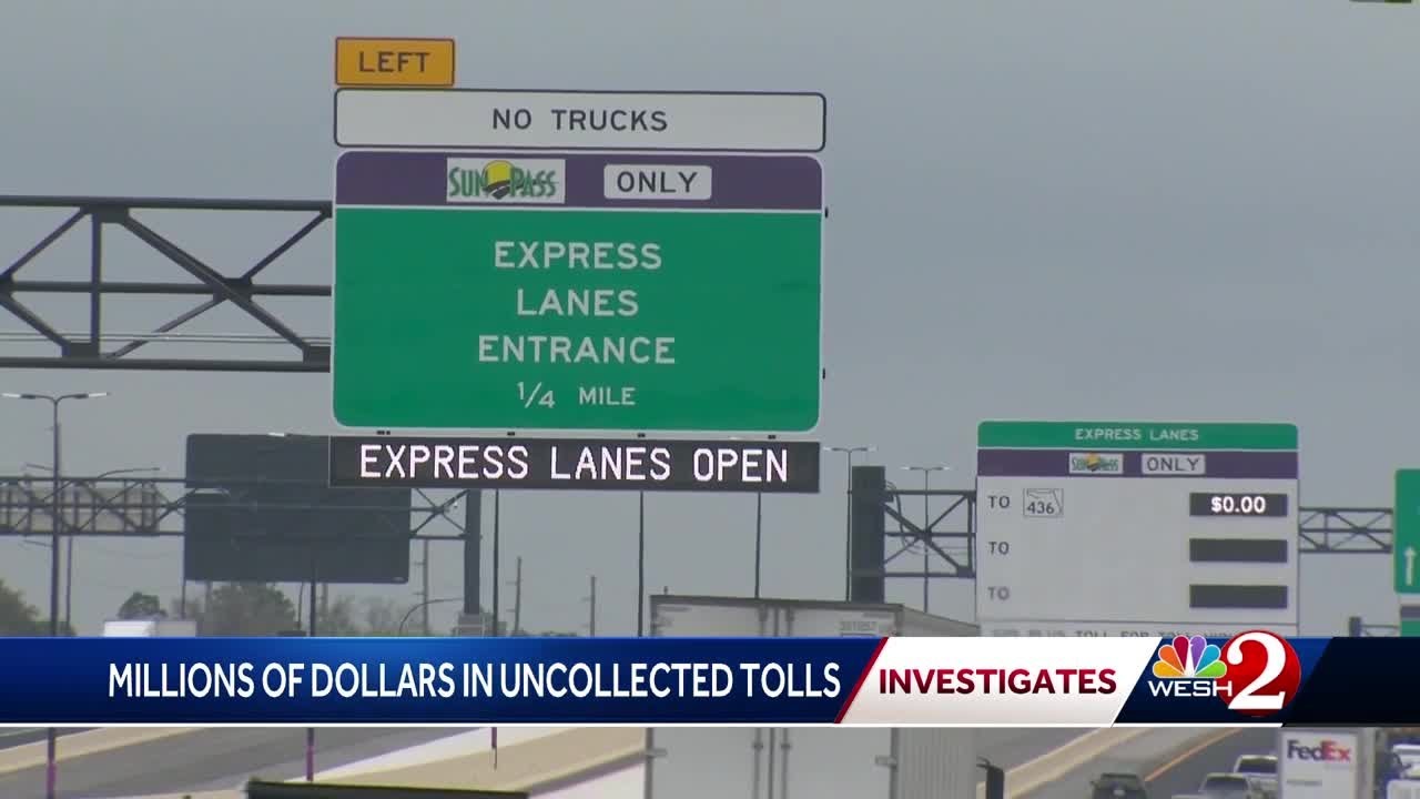 Millions in unpaid toll fees spark concerns among Florida officials
