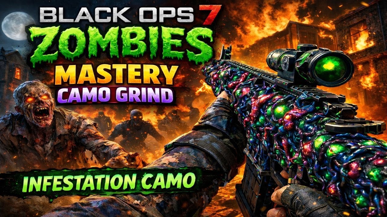 MASTERY CAMO GRIND! BLACK OPS 7 ZOMBIES (INFESTATION)
