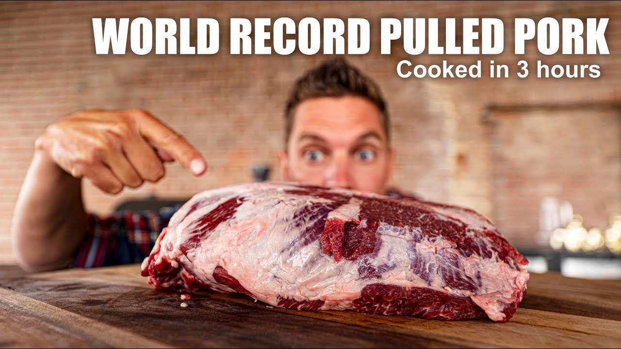 I broke the World Record Fastest Smoked Pulled Pork