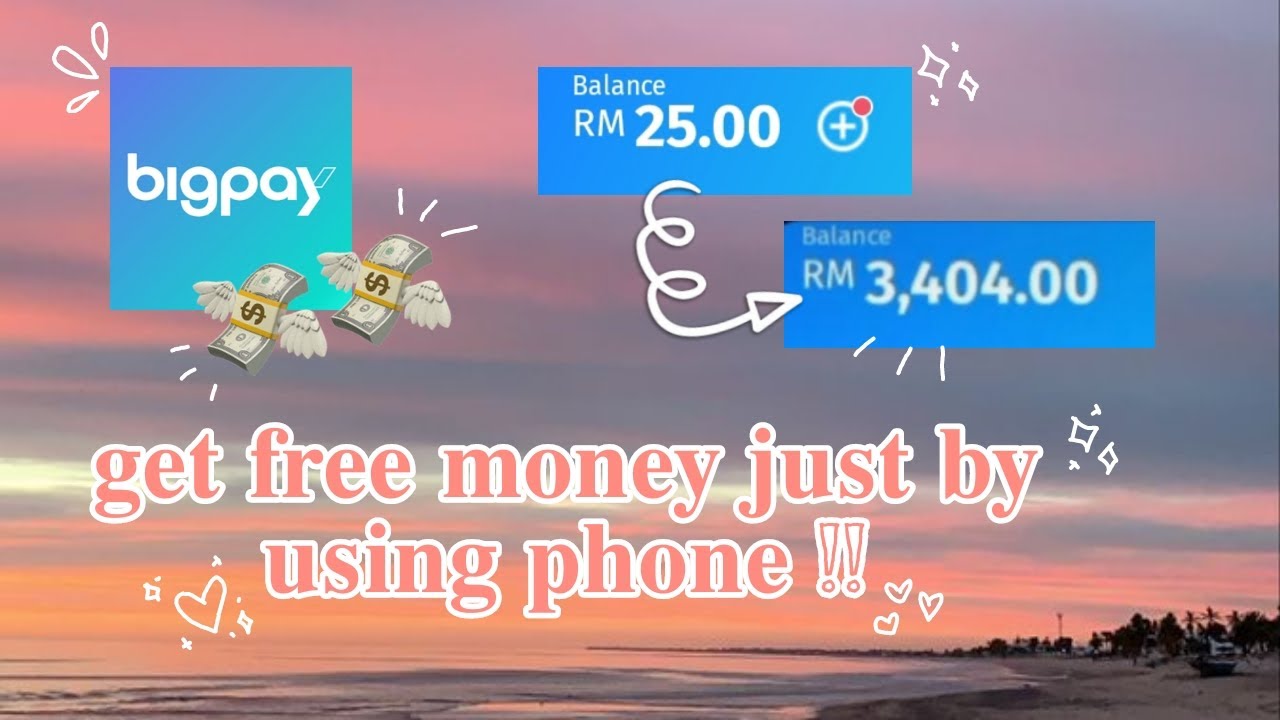 ₊˚.༄ get free money on bigpay app !! ₊˚.༄
