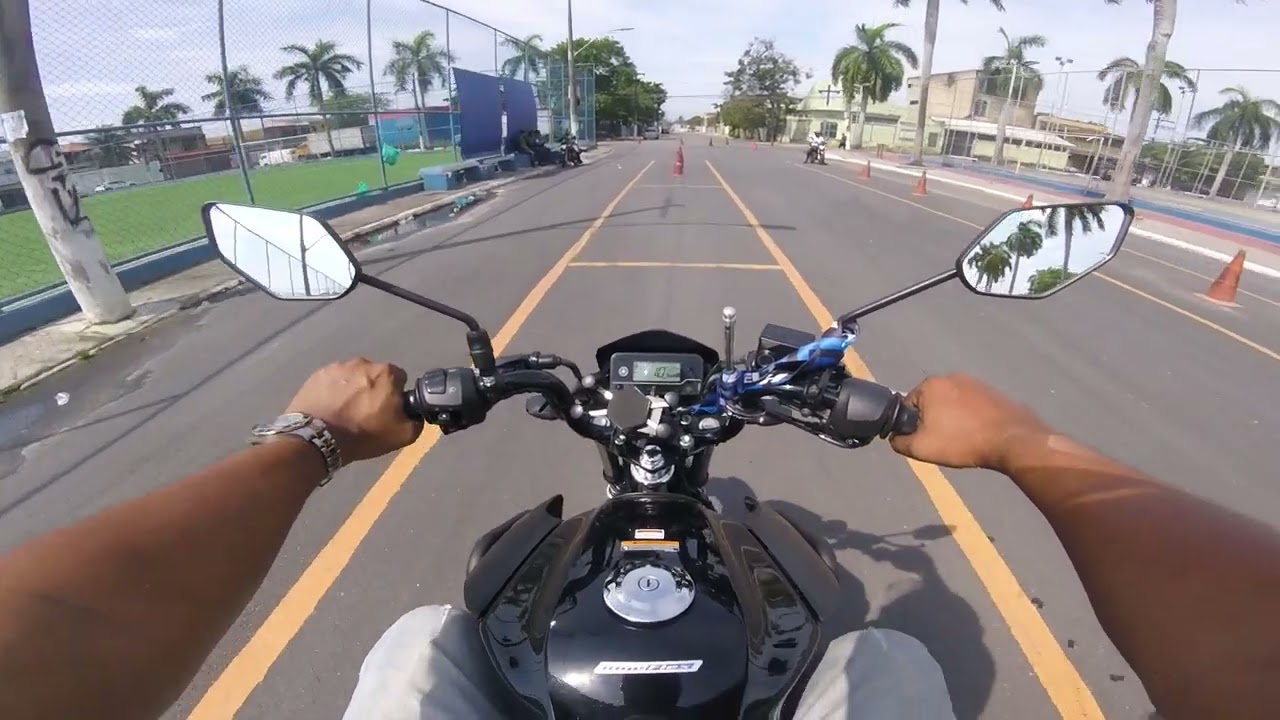 Percurso prova de moto em Lagunas, Duque de Caxias, RJ