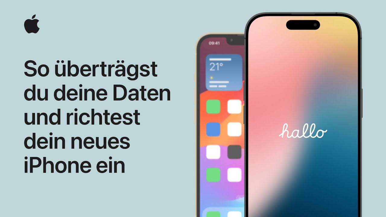 So überträgst du deine Daten und richtest dein neues iPhone ein | Apple Support