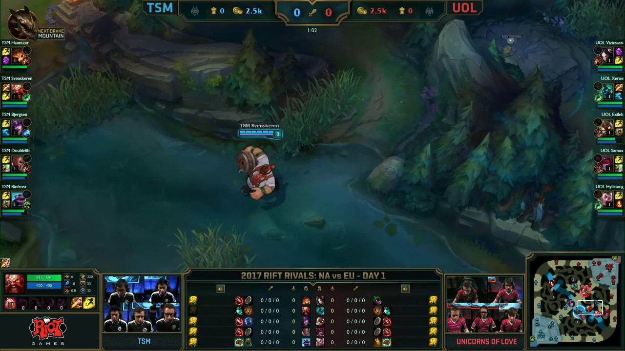 TSM vs UOL @ Rift Rivals 2017
