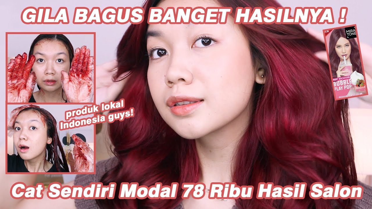 Cobain Cat Rambut Sendiri MIRATONE Hasil Salon || Desty Yufenti