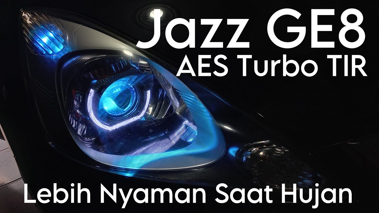 Jazz RS GE8 pasang Biled AES Turbo TIR cocok buat Jalan Basah