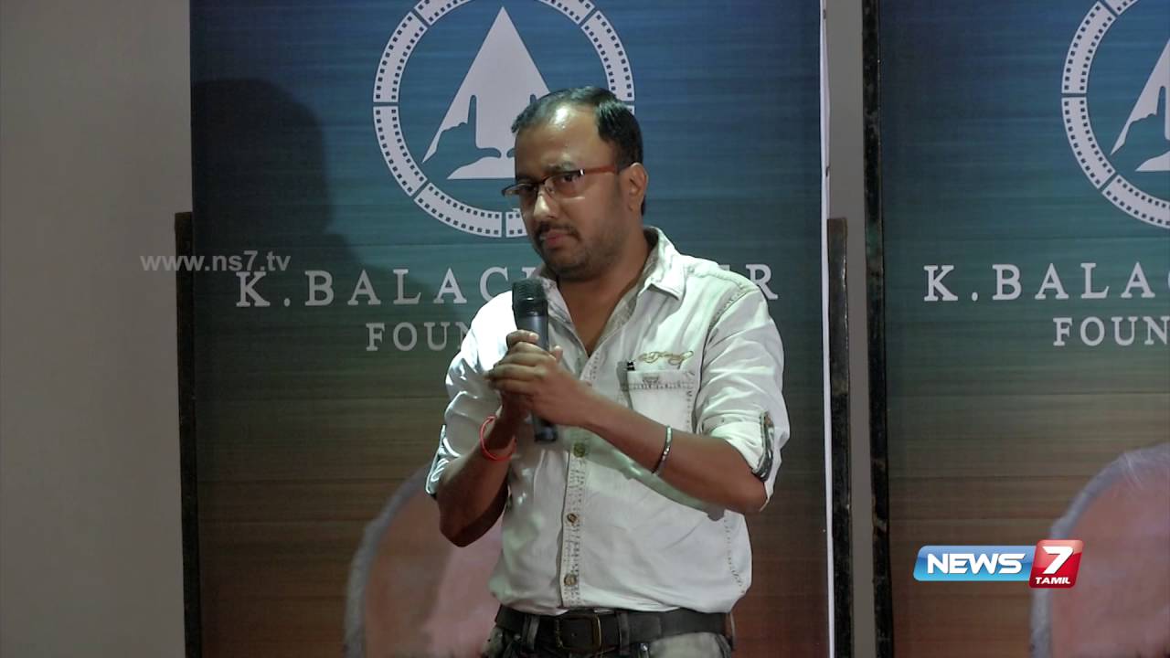 Director Saran speaks about director K. Balachander | News7 Tamil