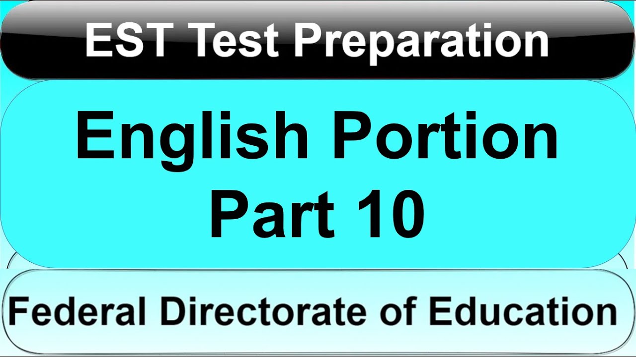 FDE EST English Portion Preparation - Prepositions | FDE EST Past Papers