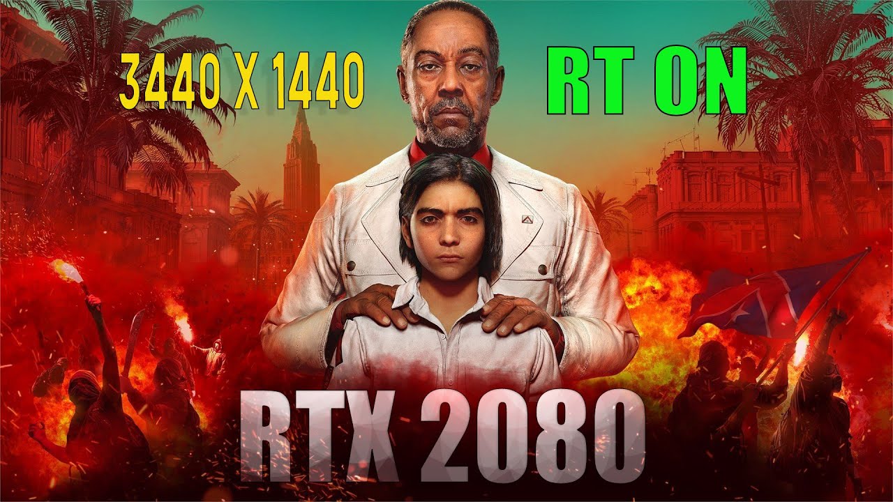 Far Cry 6  3440 x 1440 ULTRA HD RT ON RTX 2080 OC