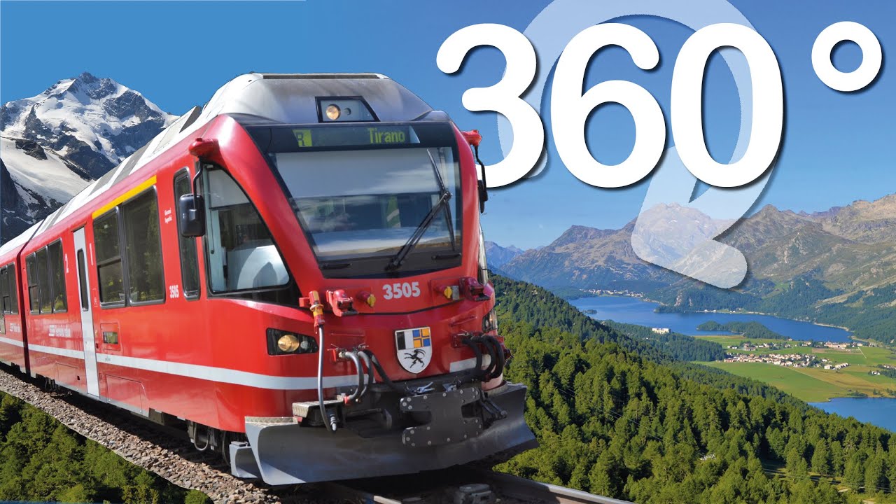 360° Krásy Švýcarska - vlaky i hory kolem Svatého Mořice