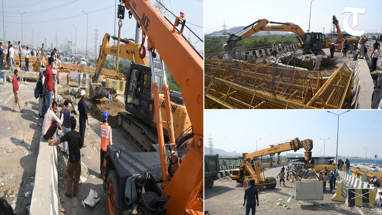 Police start removing barricades at Ghazipur farmers&rsquo; protest site