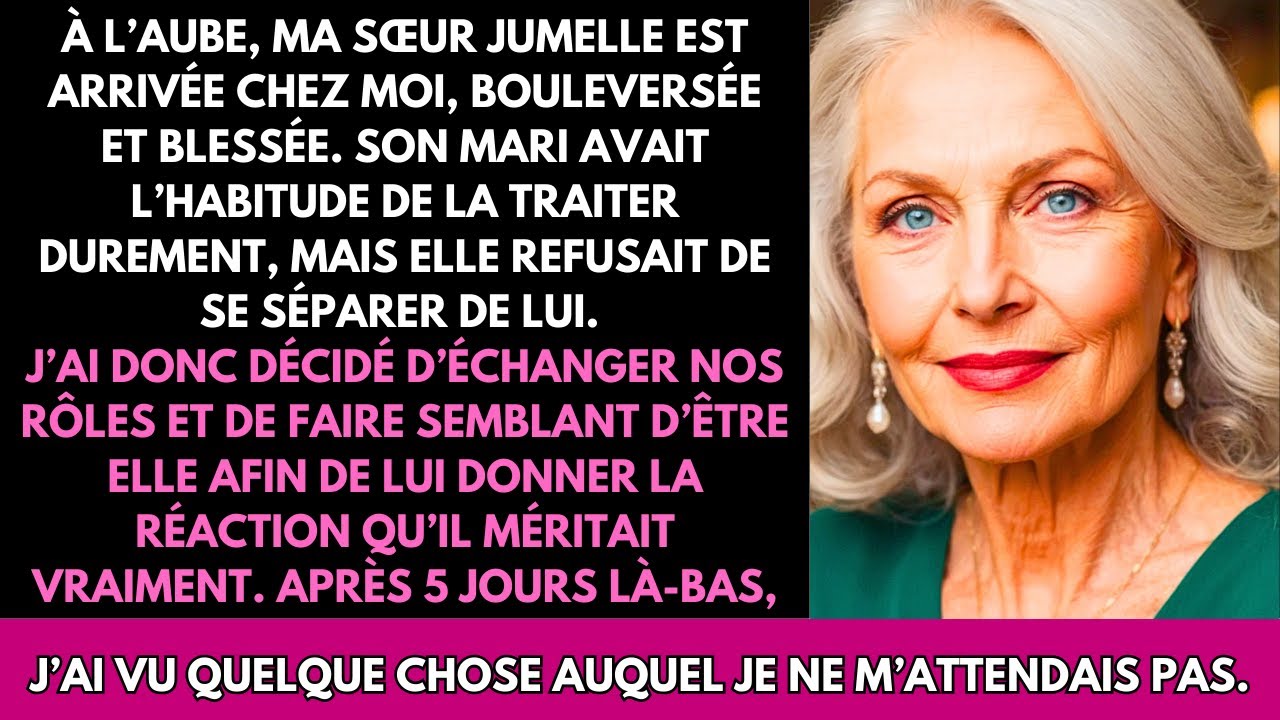Ma Sœur Jumelle Est Arrivée Blessée À 3 H Du Matin, Alors J’ai Changé De Place