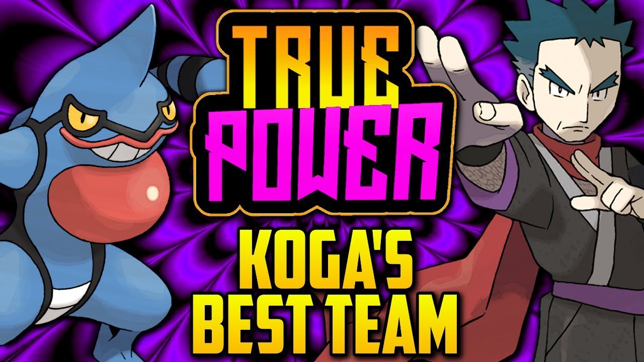 WHAT IS KOGA'S BEST POSSIBLE TEAM!? Elite 4 Koga's Evolution In The Pokémon Games [TRUE POWER]