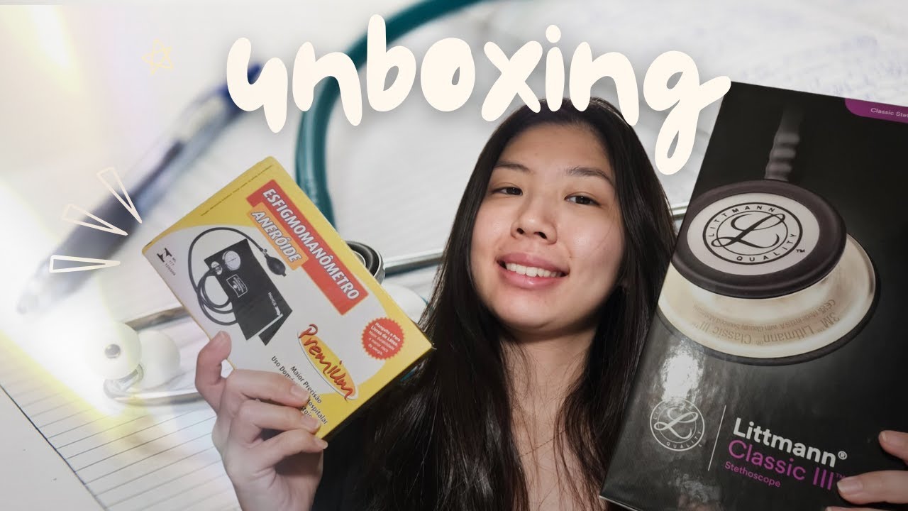 UNBOXING ESTETOSCÓPIO LITTMANN CLASSIC III SMOKE 5811 - VLOGÃO DA LELÊ | Hi Lelê