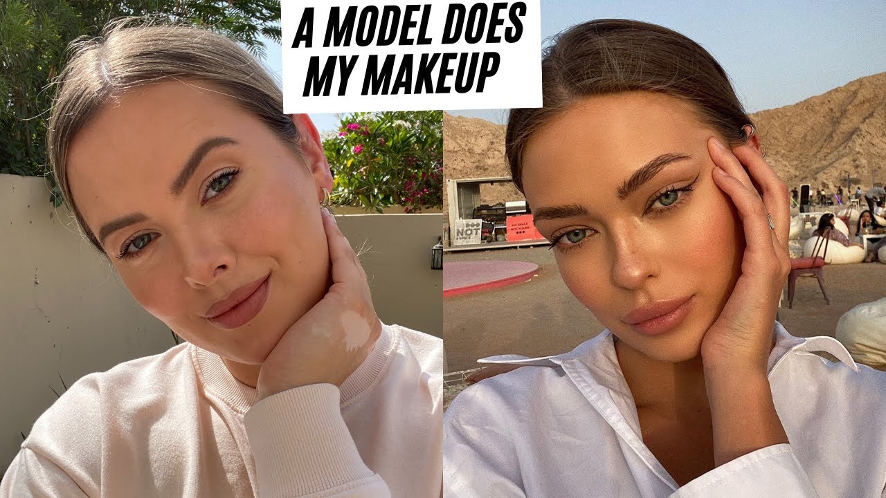 MY MODEL FRIEND DOES MY MAKEUP 😌💄💅🏼