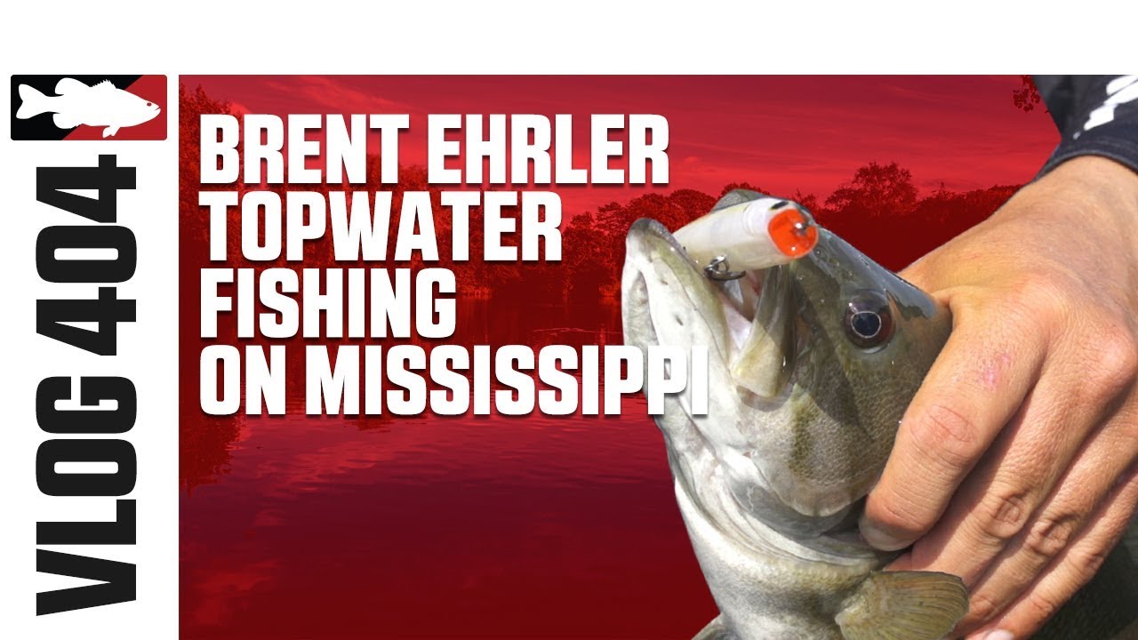 Brent Ehrler Fishing the Lucky Craft Gunfish 95 on the Mississippi - TW VLOG #404