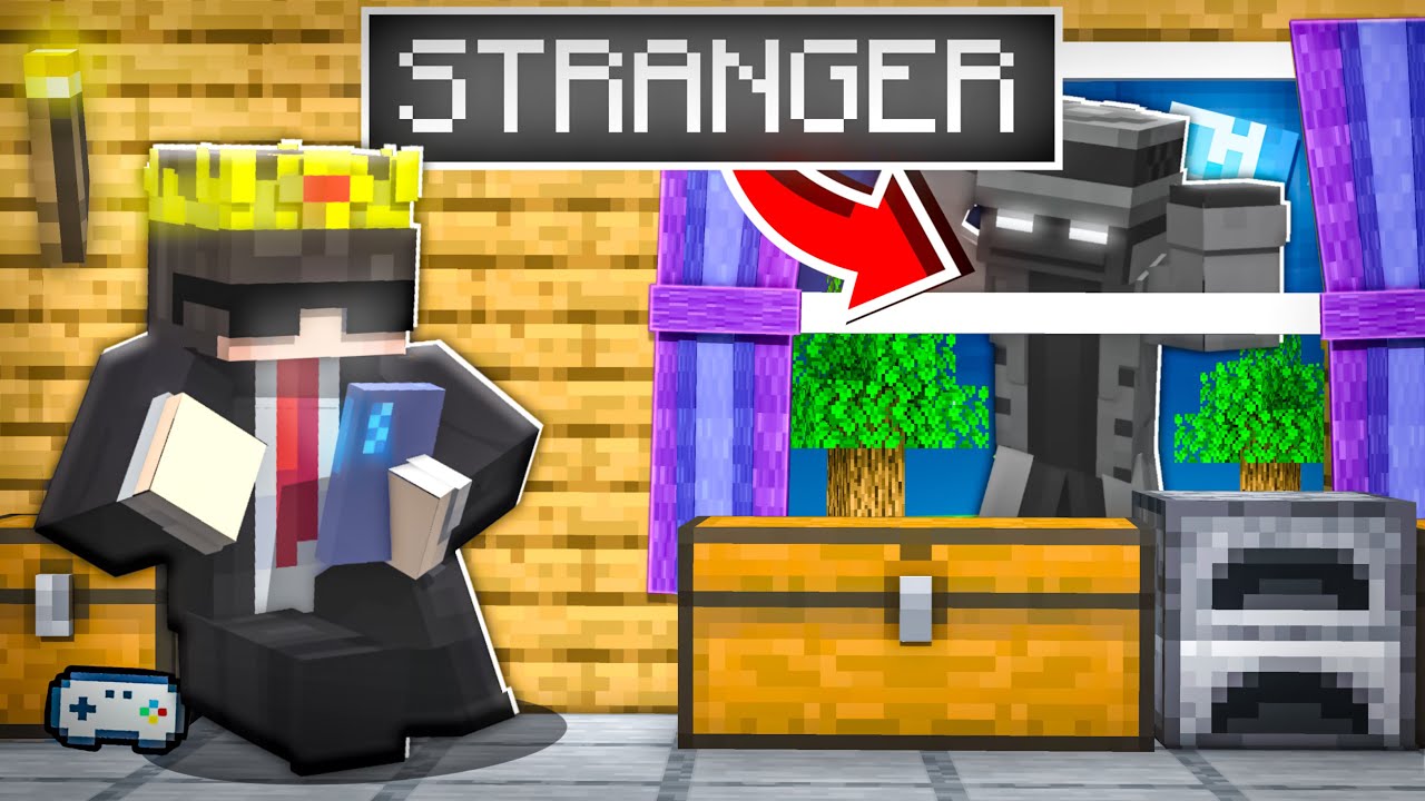 A Strange Man Plays in My Minecraft World