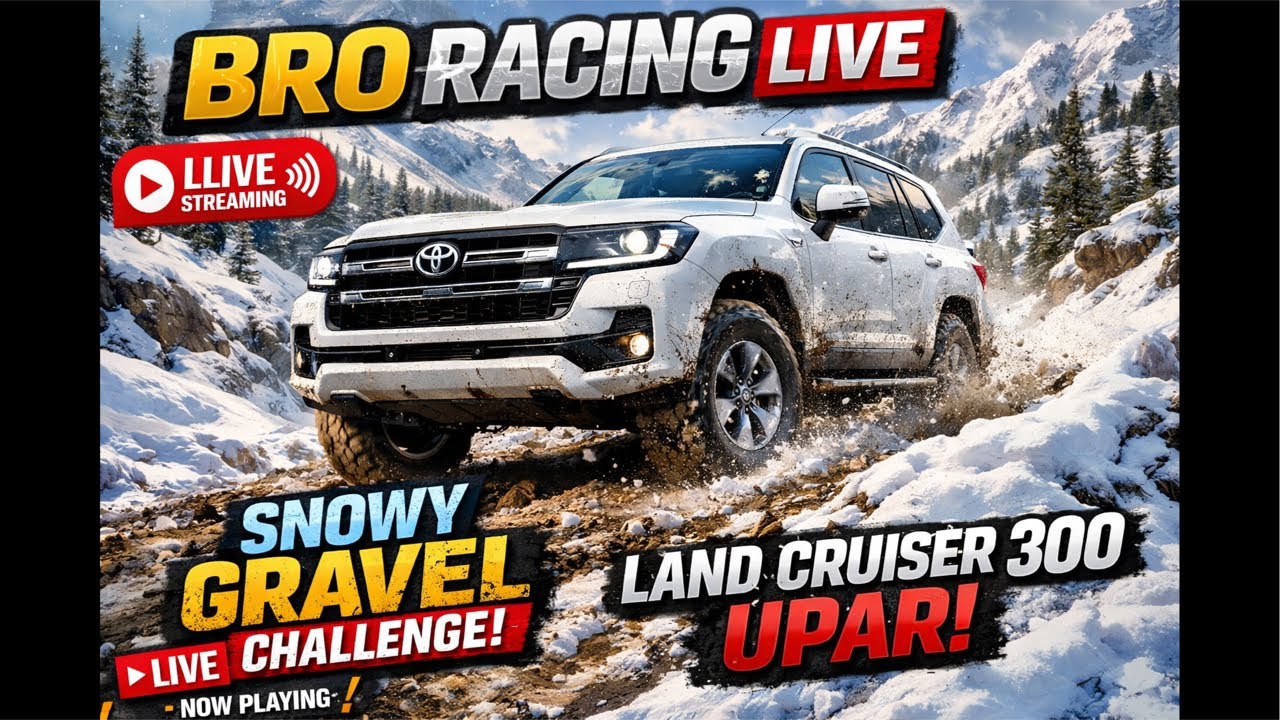 Most Dangerous Snow Race LIVE 😱 Land Cruiser 300 Offroad Challenge #simracing #livestream 