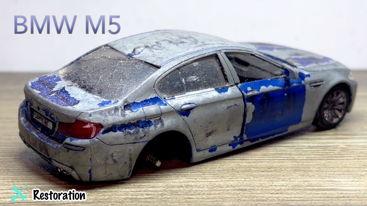 Restoration Abandoned BMW M5, Restore and Custom Diecast Model Cars | HT Restore