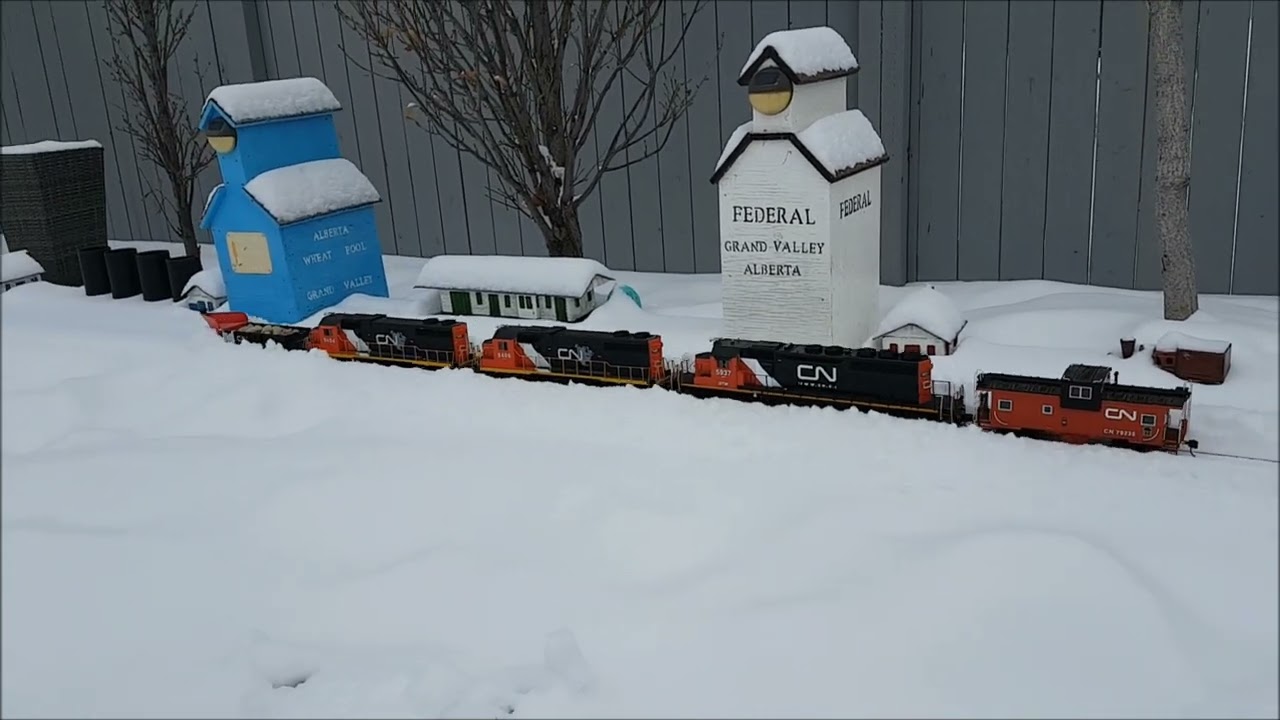 G Scale Trains AR #354 - 9404 Snow Plow Extra. February 6, 2024