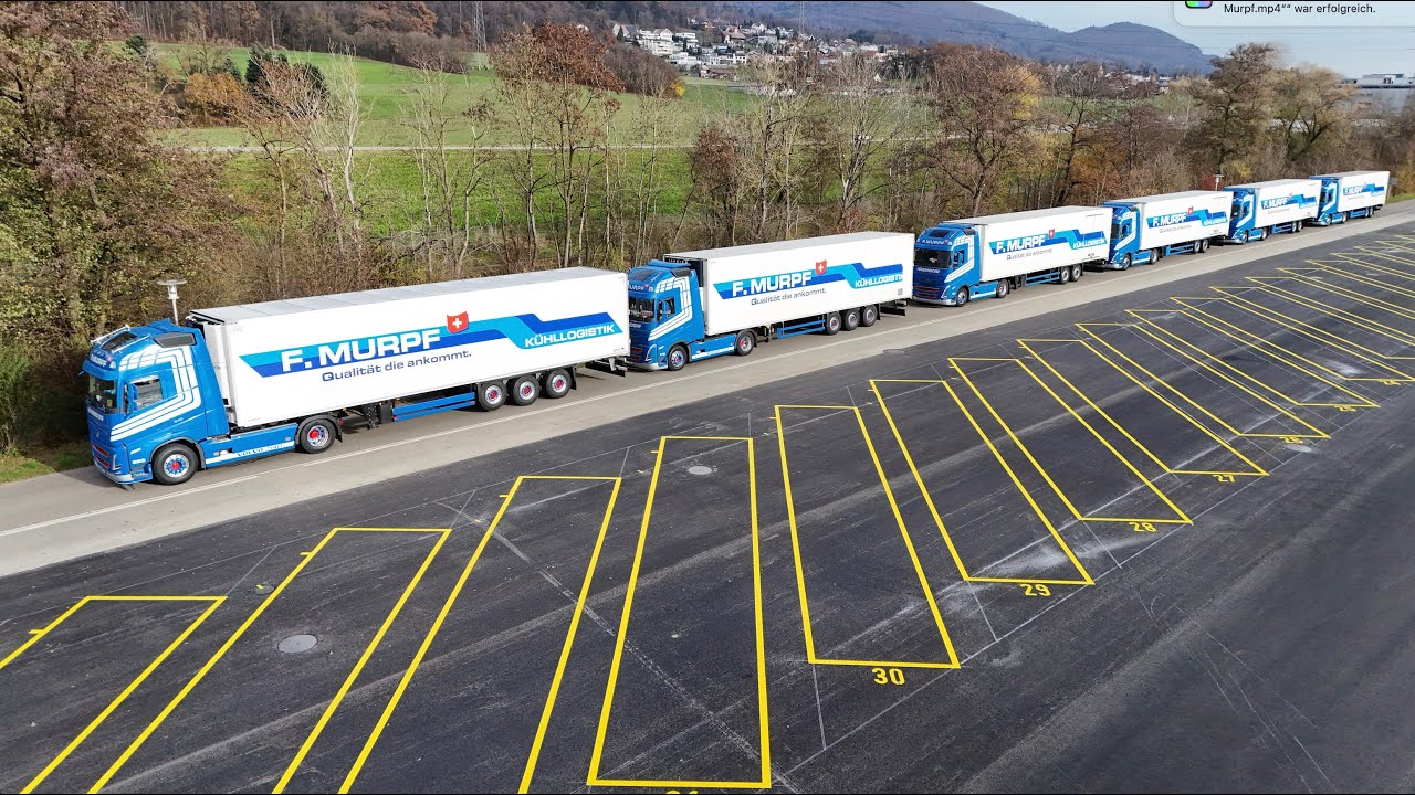 Bau und Inbetriebnahme der neuen Parkfläche für F.Murpf AG Transport und Kühllogistik 🇨🇭