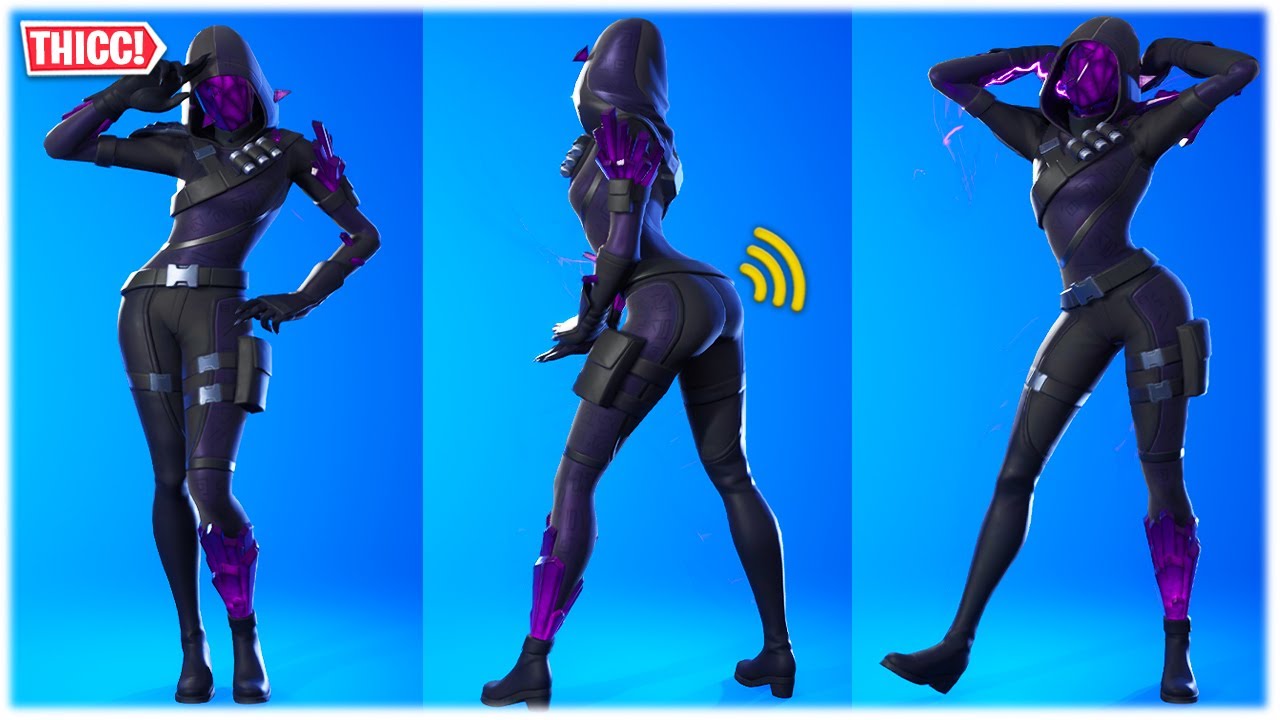 Fortnite *NEW* Cube Assassin Skin (NPC) Showcased With Legendary Dance & Emotes 😍❤️